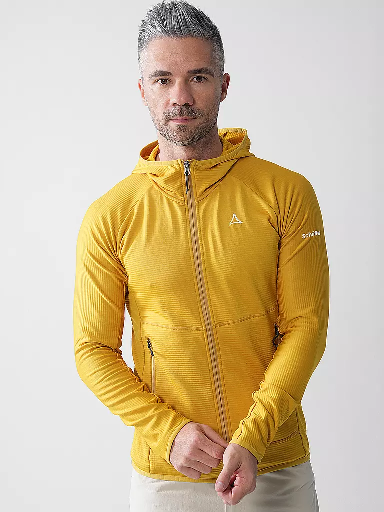 SCHÖFFEL | Chaqueta polar para hombre Style Cascata con capucha | Oro