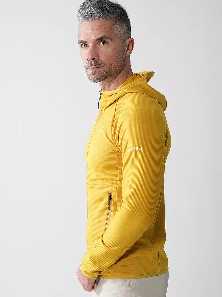 SCHÖFFEL | Chaqueta polar para hombre Style Cascata con capucha | Oro