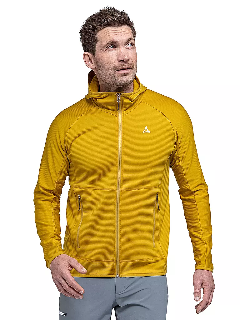 SCHÖFFEL | Chaqueta polar para hombre Style Cascata con capucha | Oro