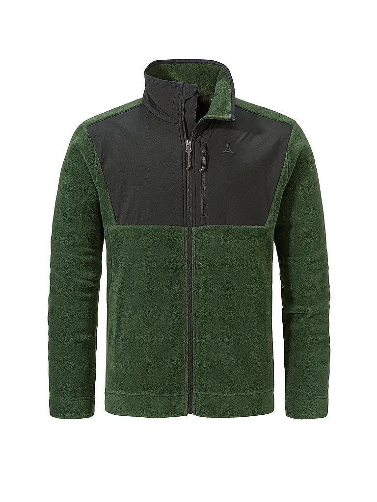 SCHÖFFEL | Chaqueta polar para hombre Style Gregale | Verde oscuro