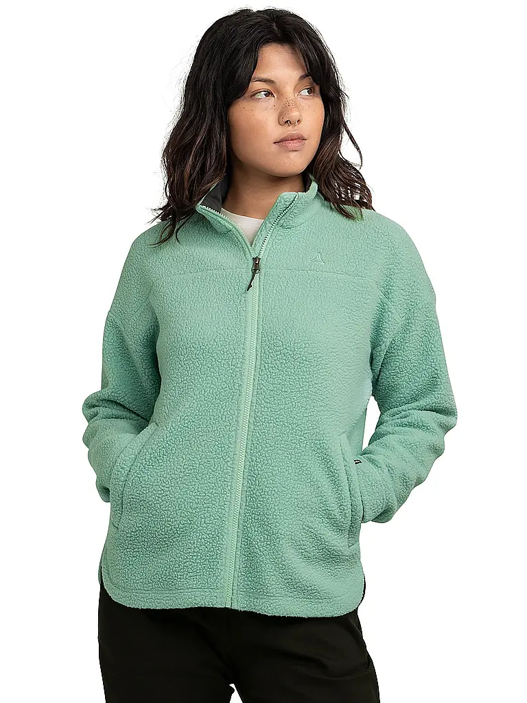 SCHÖFFEL | Chaqueta polar para mujer Purga Urban Circ | Verde claro