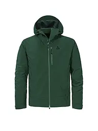 SCHÖFFEL | Chaqueta softshell de touring para hombre Milagle con capucha | Verde oscuro