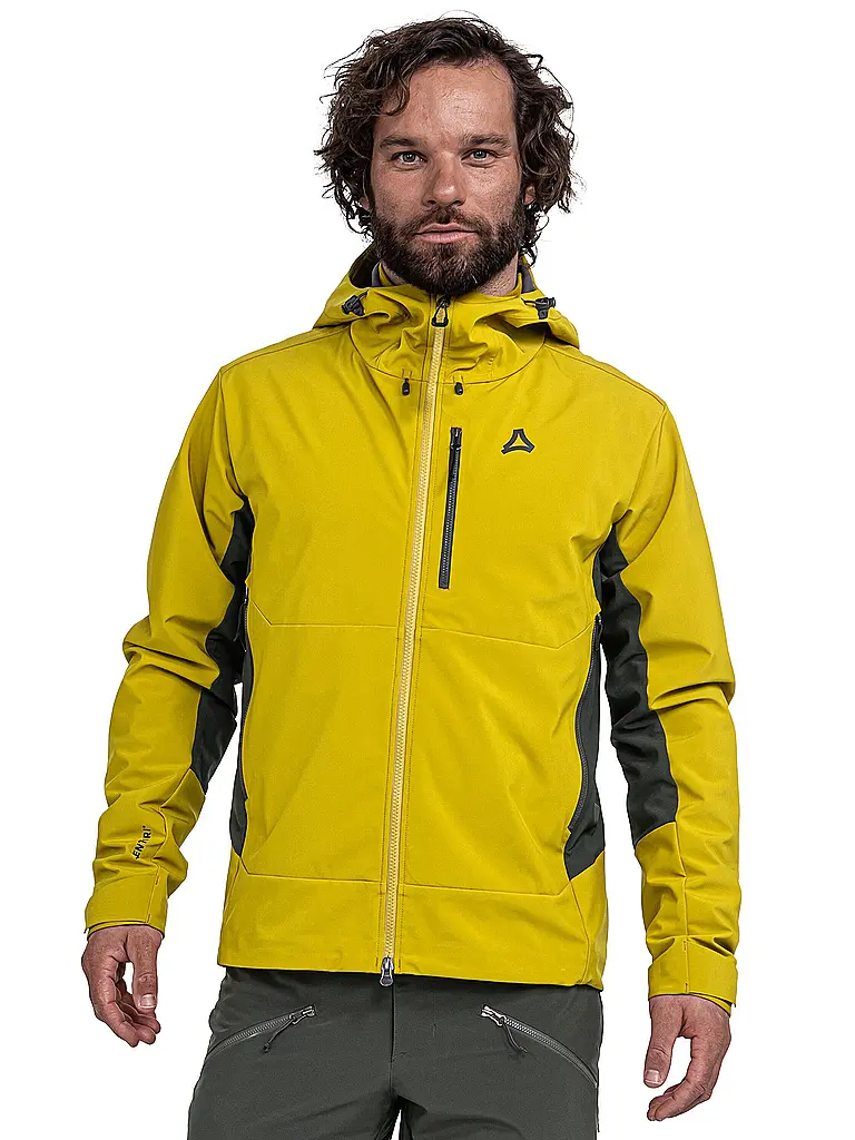 SCHÖFFEL | Chaqueta softshell de touring para hombre Milagle con capucha | 