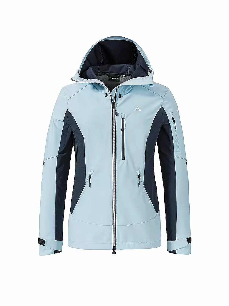 SCHÖFFEL | Chaqueta softshell de touring para mujer Matrei L | Azul claro