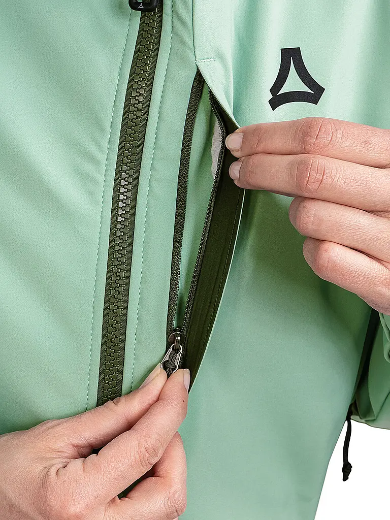 SCHÖFFEL | Chaqueta softshell de touring para mujer Milagle con capucha | 