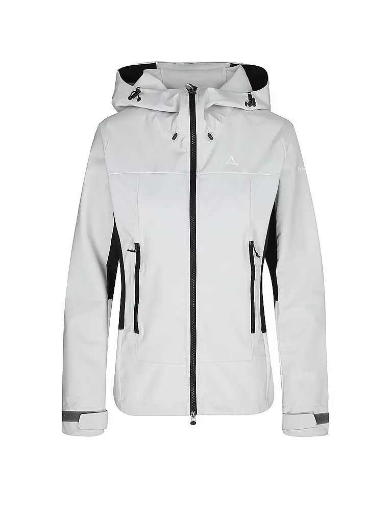 SCHÖFFEL | Chaqueta softshell para mujer Blaueis con capucha | Blanco