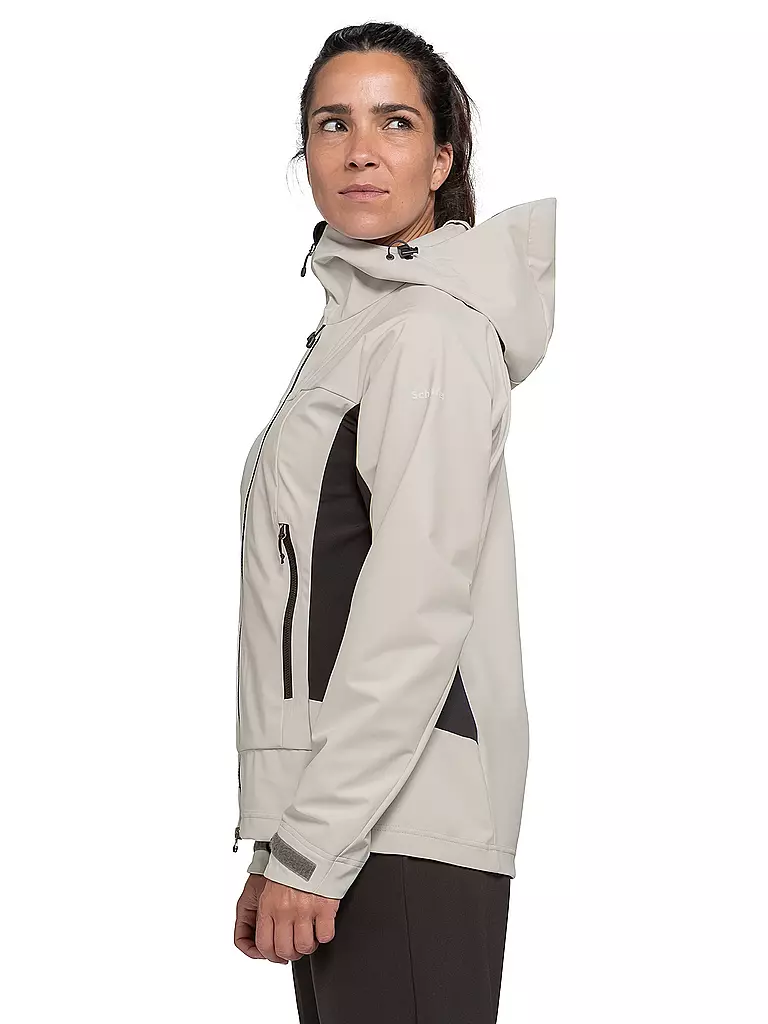 SCHÖFFEL | Chaqueta softshell para mujer Blaueis con capucha | 