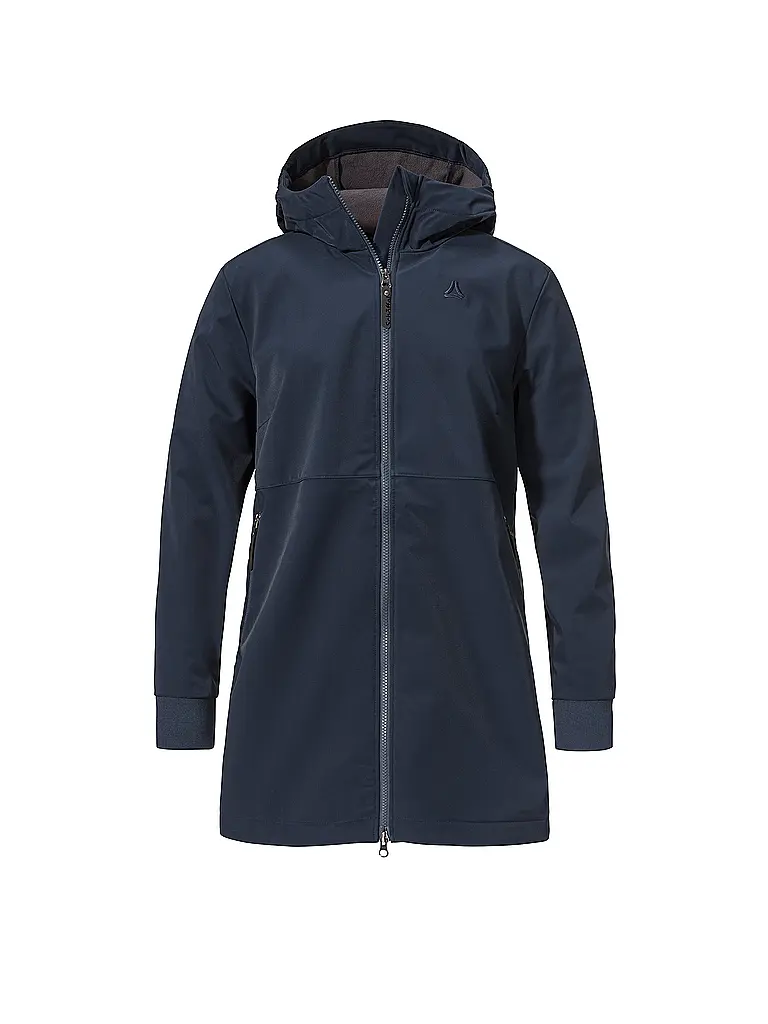 SCHÖFFEL | Chaqueta Softshell para mujer Style Suavio Hoodie | Azul oscuro