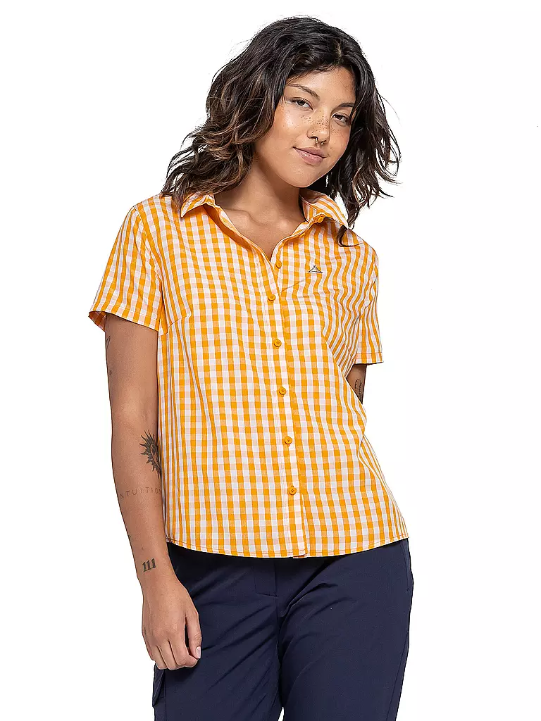 SCHÖFFEL | Damen Bluse Circ Style Dalfoss | Naranja