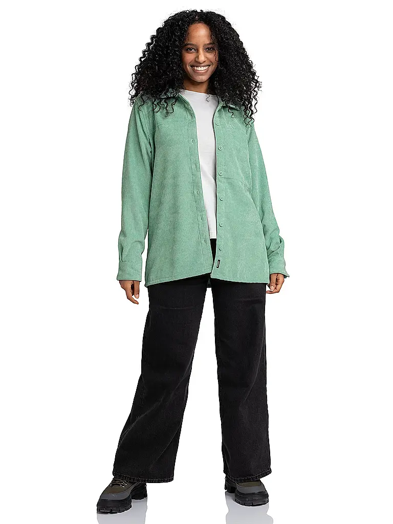 SCHÖFFEL | Damen Bluse Style Lodos | Verde claro