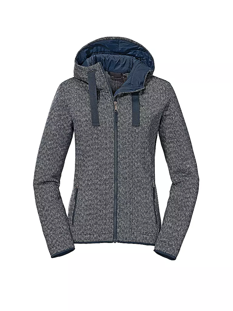 SCHÖFFEL | Damen Fleecejacke Aurora L Hoodie | Azul oscuro