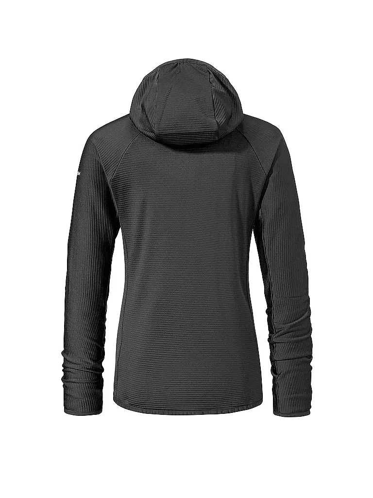 SCHÖFFEL | Damen Fleecejacke Cascata Hoodie | Negro