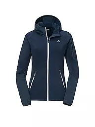 SCHÖFFEL | Chaqueta polar de mujer Lodron L con capucha | Azul oscuro