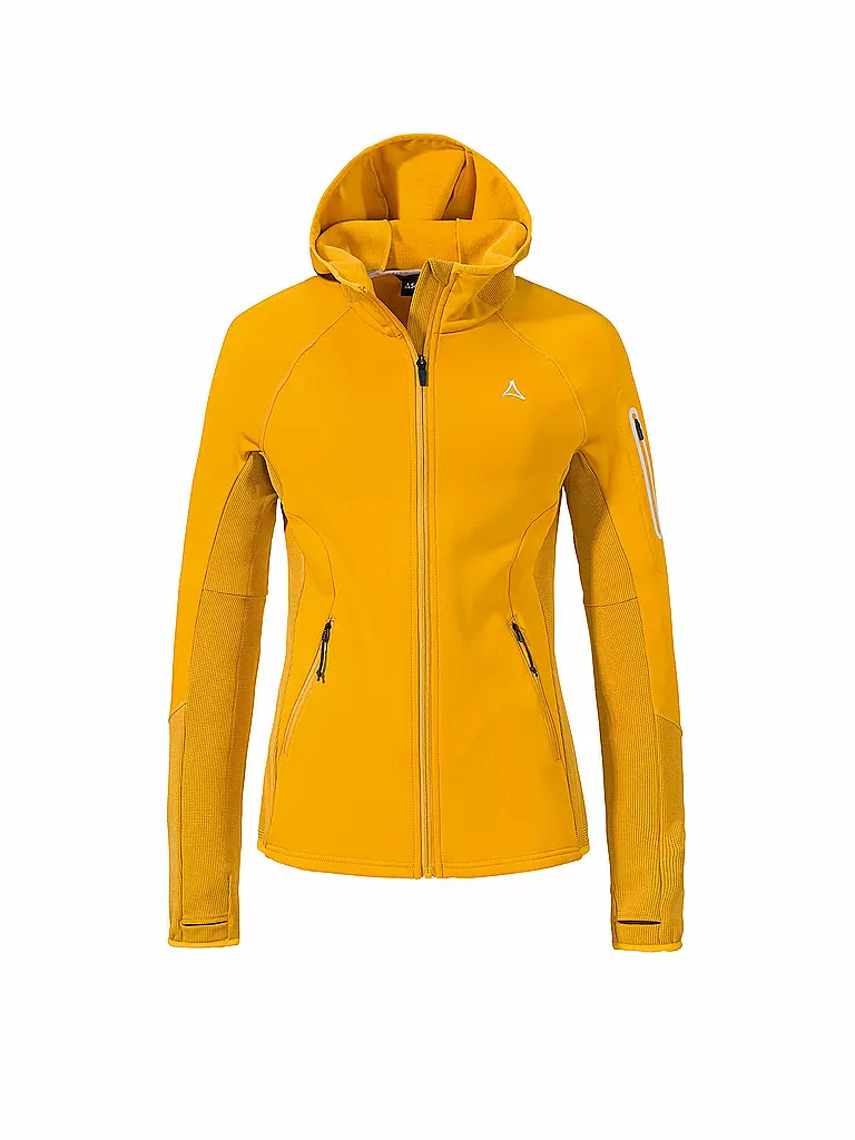 SCHÖFFEL | Damen Fleecejacke Lodron L Hoodie | Oro