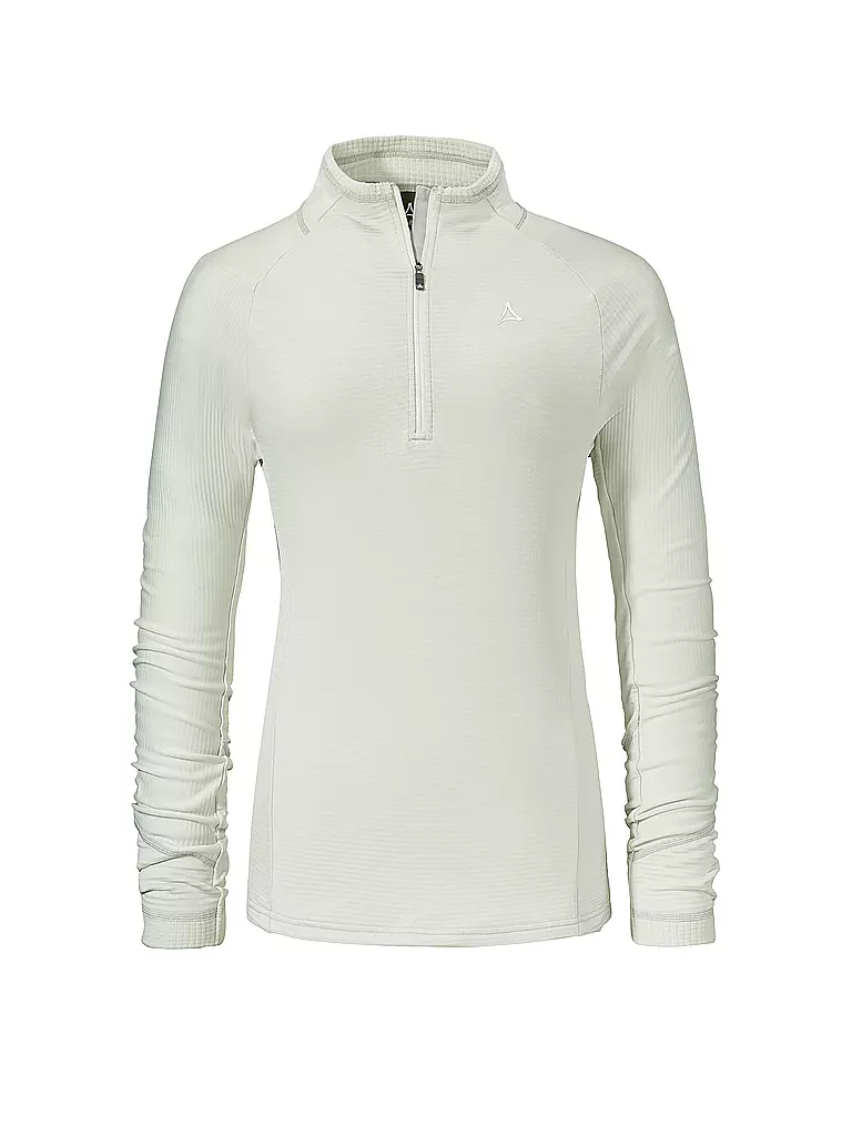 SCHÖFFEL | Damen Funktions Zipshirt Cascata | Blanco