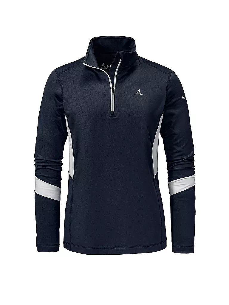 SCHÖFFEL | Damen Funktions Zipshirt Lenggries L | Azul oscuro