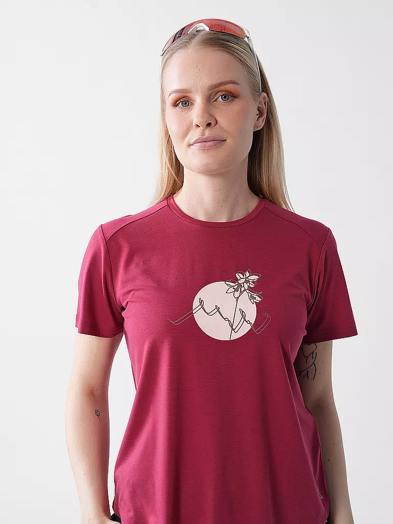 SCHÖFFEL | Damen Funktionsshirt Haberspitz L | Rojo oscuro