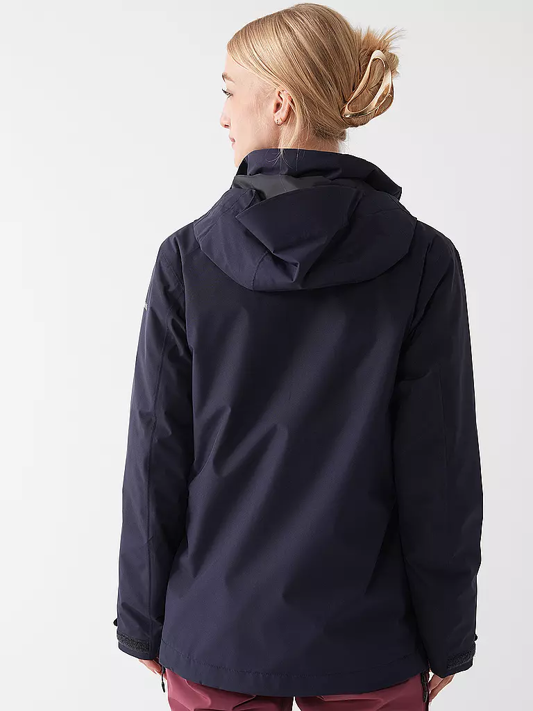 SCHÖFFEL | Damen Wanderjacke Tamina 3in1 Hoodie | Azul oscuro