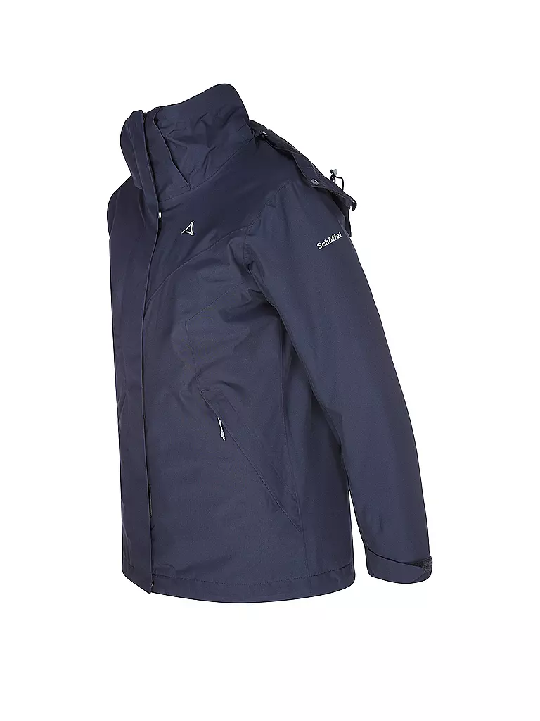 SCHÖFFEL | Damen Wanderjacke Tamina 3in1 Hoodie | Azul oscuro