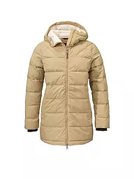 SCHÖFFEL | Damen Winterparka Insulated Boston L | Beige