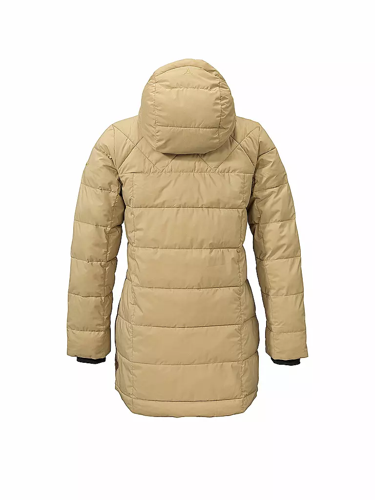 SCHÖFFEL | Damen Winterparka Insulated Boston L | Beige