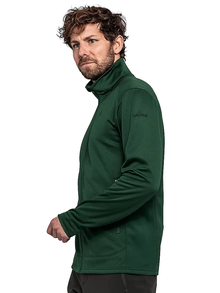 SCHÖFFEL | Forro polar para hombre Milagle Hoodie | Verde oscuro