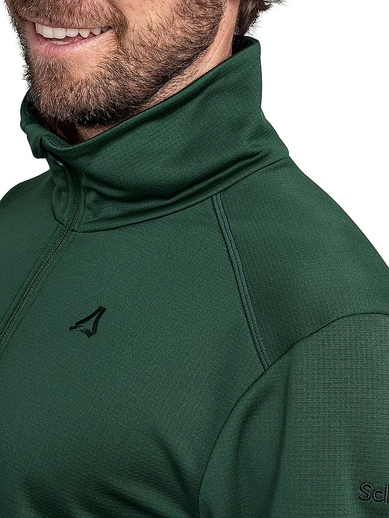 SCHÖFFEL | Forro polar para hombre Milagle Hoodie | Verde oscuro