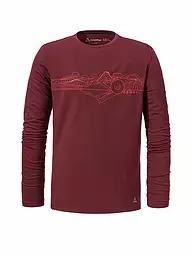 SCHÖFFEL | Herren Funktionsshirt Tenzel | Rojo oscuro