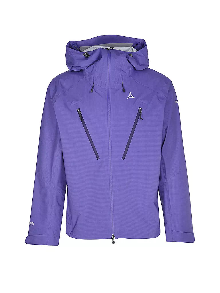 SCHÖFFEL | Herren Wanderjacke Style Blaueis 3L Hoodie | Lila