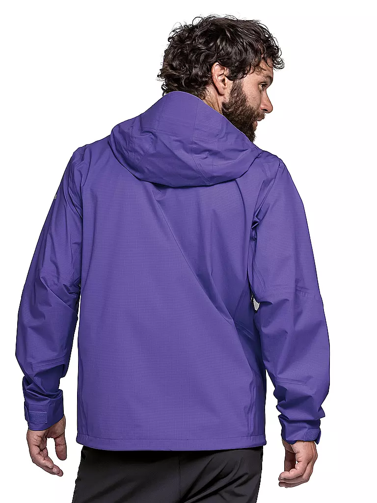 SCHÖFFEL | Herren Wanderjacke Style Blaueis 3L Hoodie | Lila