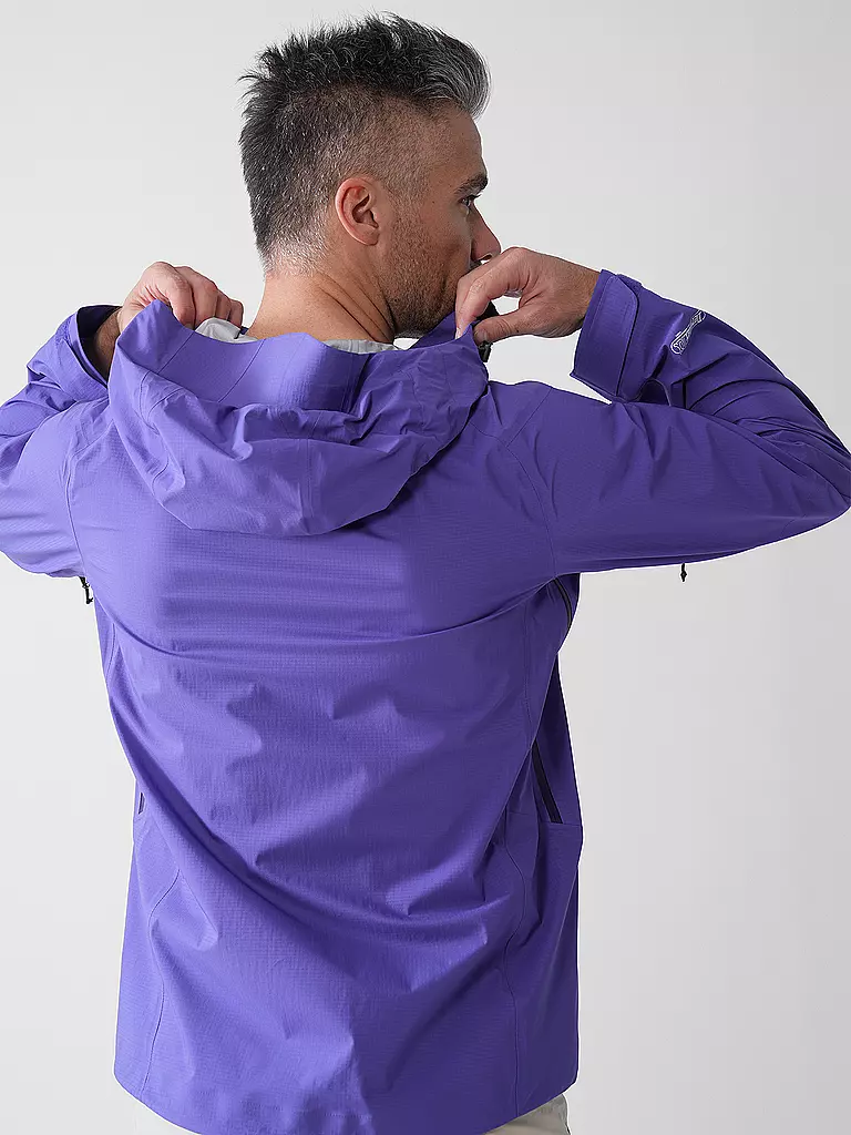 SCHÖFFEL | Herren Wanderjacke Style Blaueis 3L Hoodie | Lila