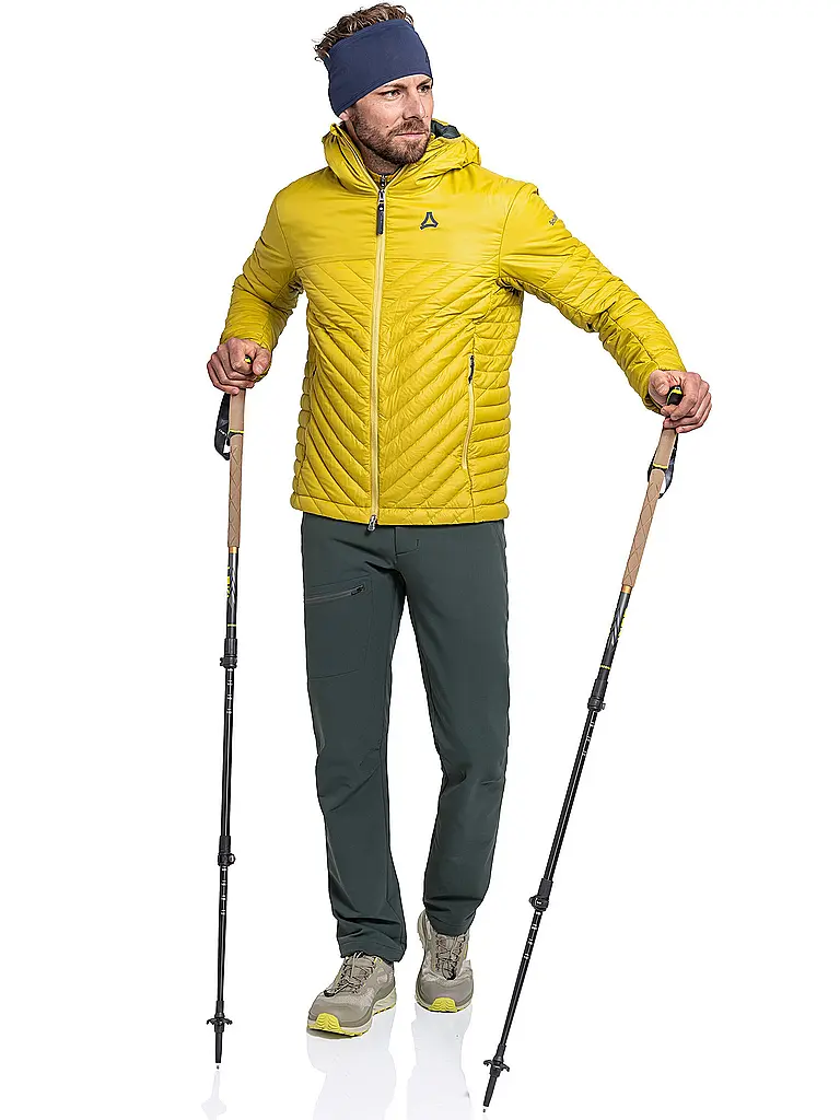 SCHÖFFEL | Isojacke Cascata Down Hoodie para hombre | Oro