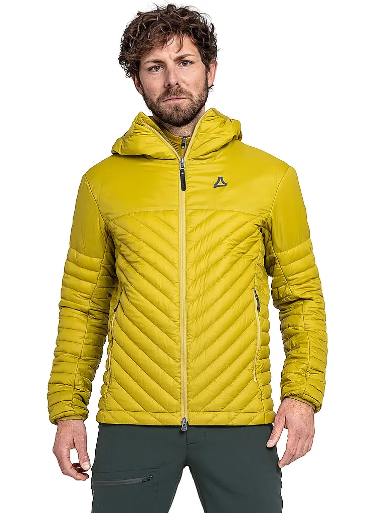 SCHÖFFEL | Isojacke Cascata Down Hoodie para hombre | Oro