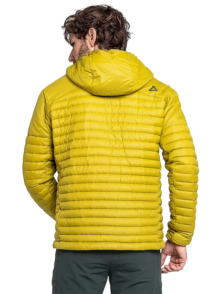 SCHÖFFEL | Isojacke Cascata Down Hoodie para hombre | Oro