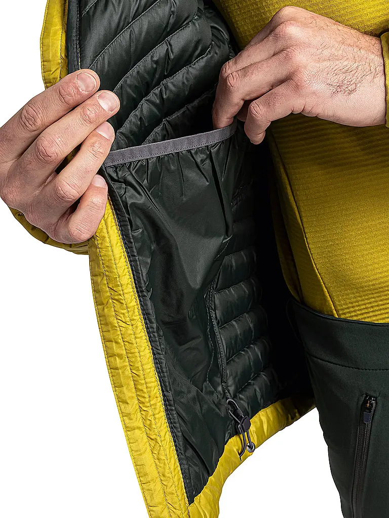 SCHÖFFEL | Isojacke Cascata Down Hoodie para hombre | Oro