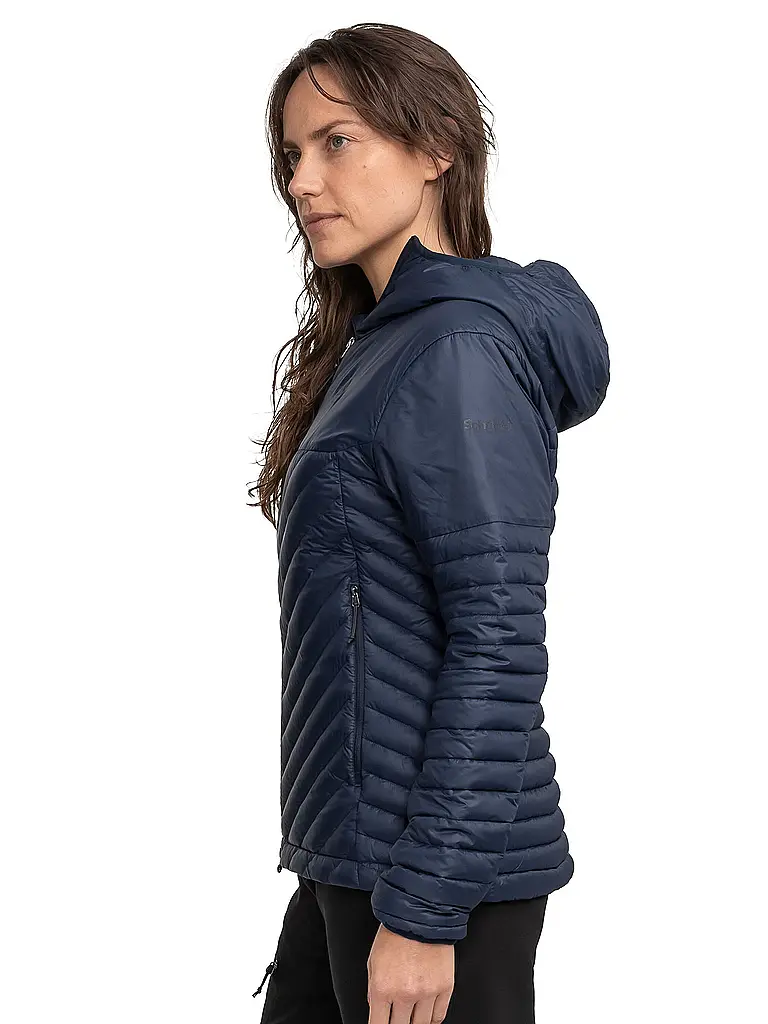 SCHÖFFEL | Isojacke Cascata Down Hoodie para mujer | Azul oscuro