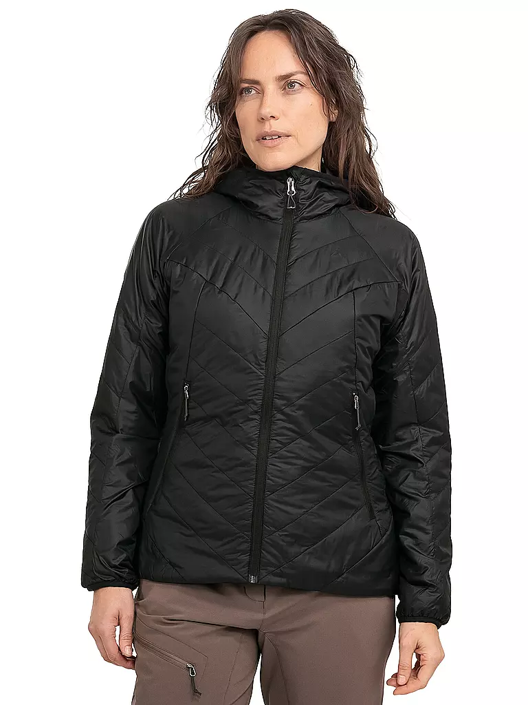 SCHÖFFEL | Isojacke Cascata Hoodie para mujer | Negro