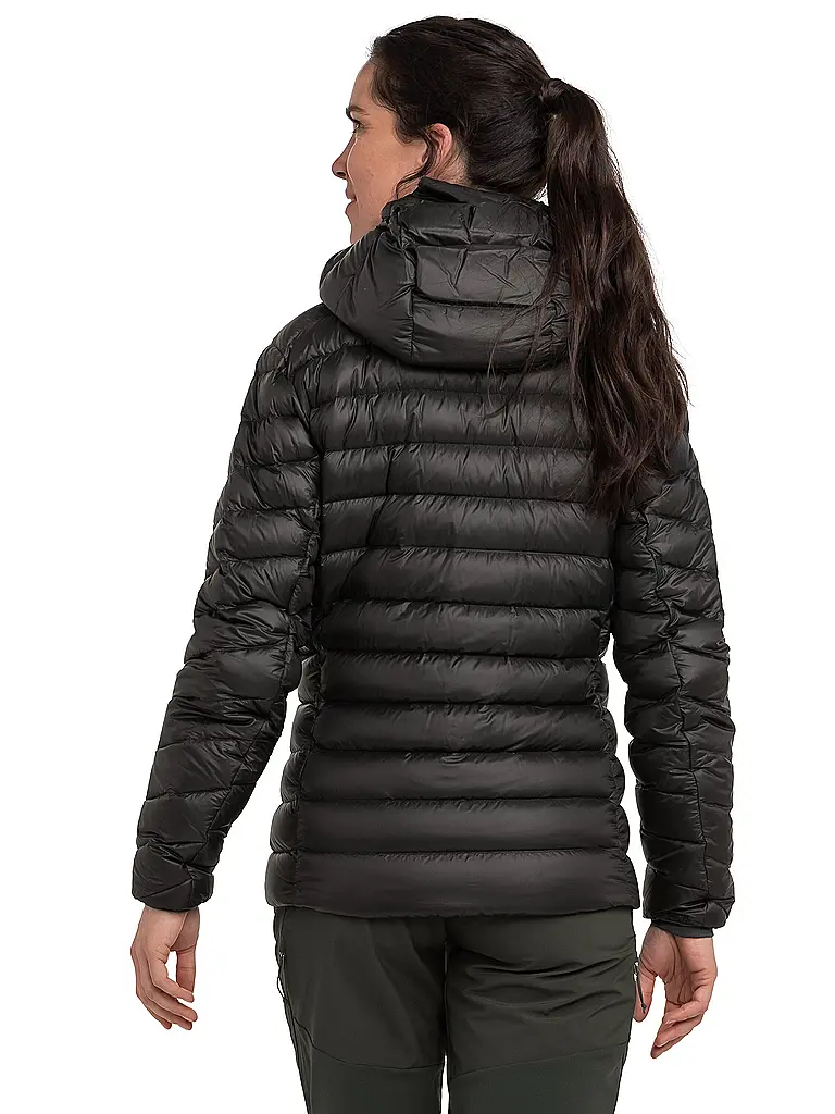 SCHÖFFEL | Isojacke Silvretta Down Hoodie para mujer | Negro
