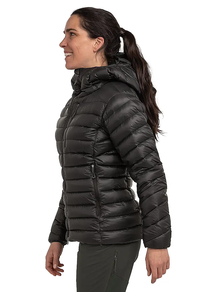 SCHÖFFEL | Isojacke Silvretta Down Hoodie para mujer | Negro