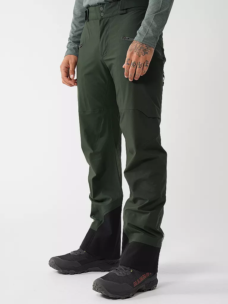SCHÖFFEL | Pantalón de esquí de travesía Pizac Touren 3L para hombre | Verde oscuro