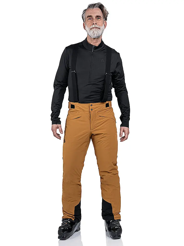 SCHÖFFEL | Pantalón de esquí para hombre Style Mountet | Mostaza