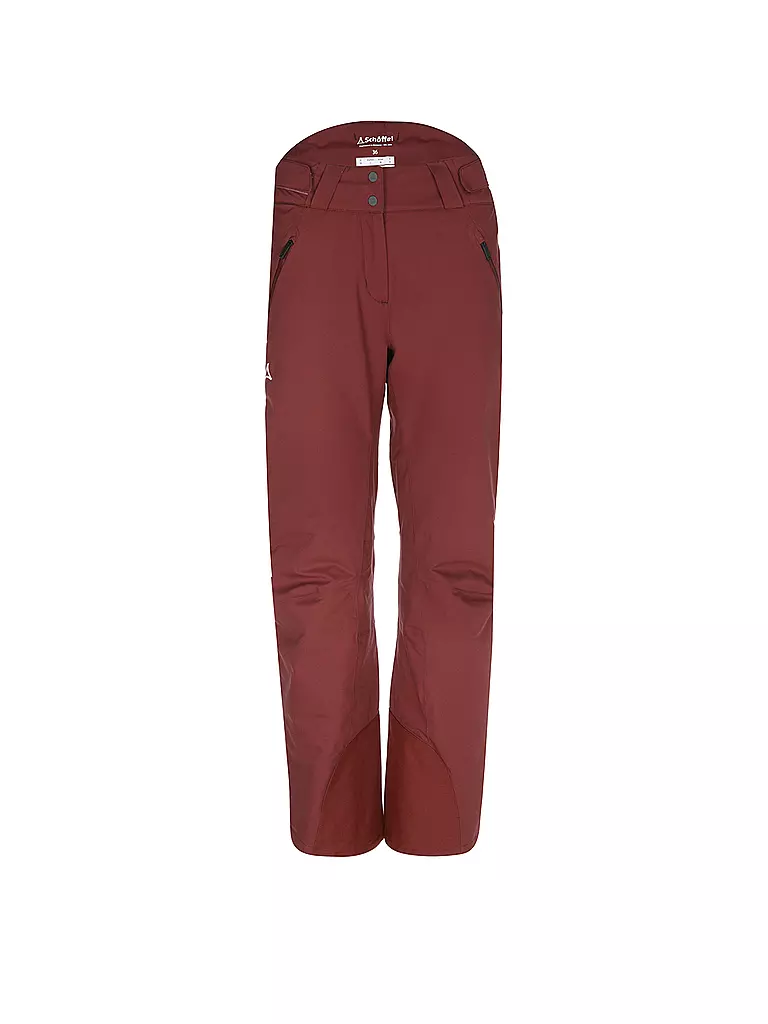 SCHÖFFEL | Pantalón de esquí para mujer Weissach L | Rojo oscuro