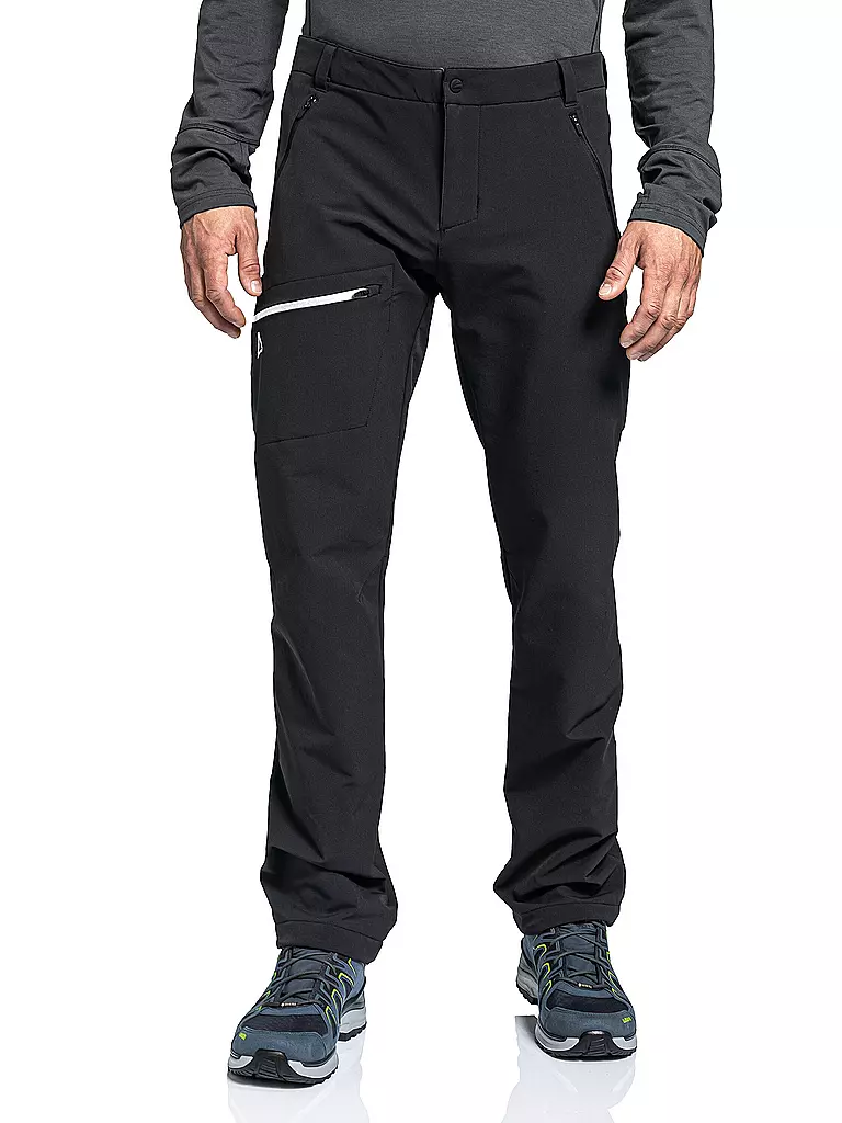 SCHÖFFEL | Pantalón de senderismo para hombre Folkstone Warm M | Negro