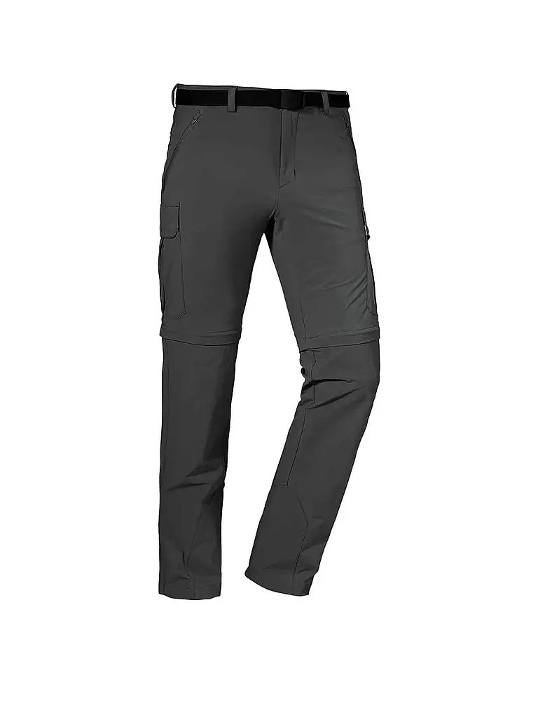 SCHÖFFEL | Pantalón de senderismo para hombre Kyoto3 ZipOff | Gris