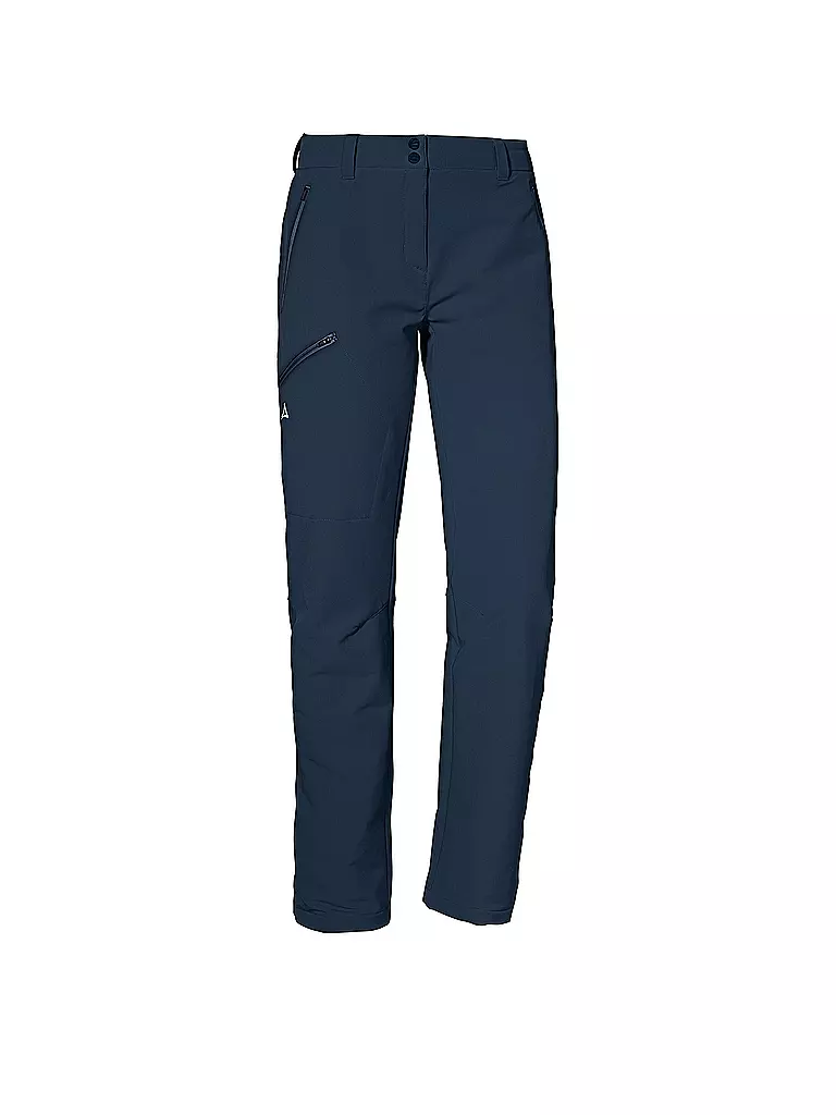 SCHÖFFEL | Pantalón de senderismo para mujer Ascona Warm L | Azul oscuro