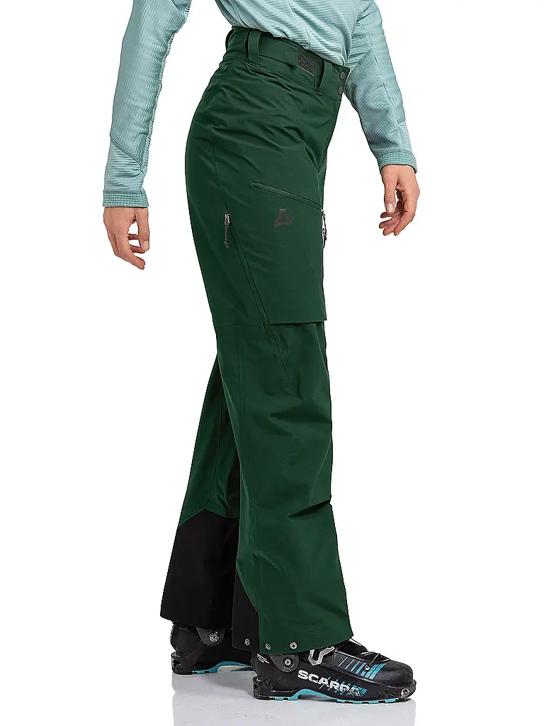 SCHÖFFEL | Pantalón de touring para mujer Milagle 3L | Verde oscuro