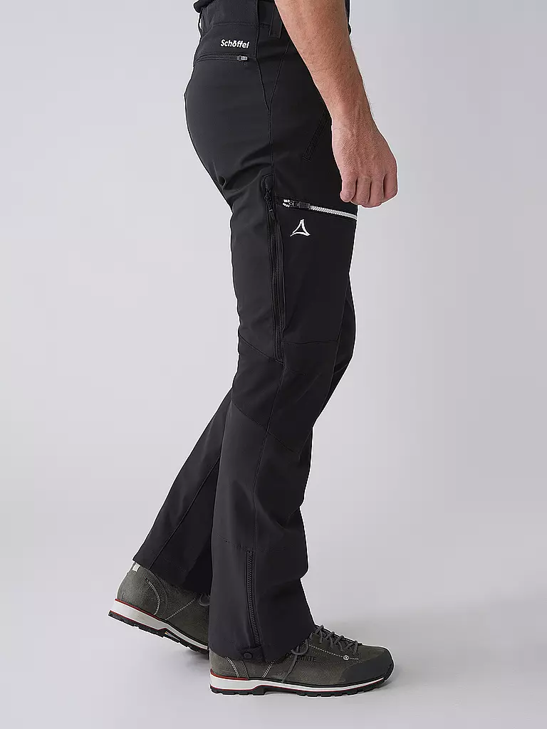 SCHÖFFEL | Pantalón softshell de touring Matrei M para hombre | Negro