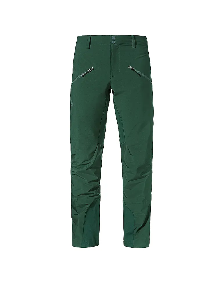 SCHÖFFEL | Pantalón softshell de touring para hombre Milagle | Verde oscuro
