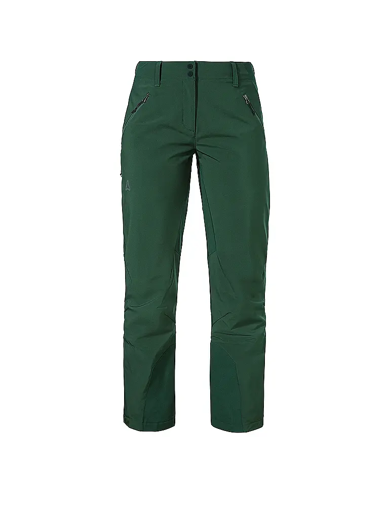 SCHÖFFEL | Pantalones softshell de touring Milagle para mujer | Verde oscuro