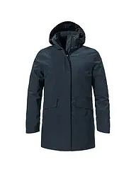 SCHÖFFEL | Parka de invierno 3 en 1 para mujer, estilo Borkol con capucha | Azul oscuro